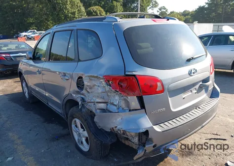 2007 Hyundai Santa Fe Gls from USA, damaged, VIN 5NMSG13D17H051347